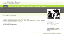 Tablet Screenshot of guybehindthecamera.com